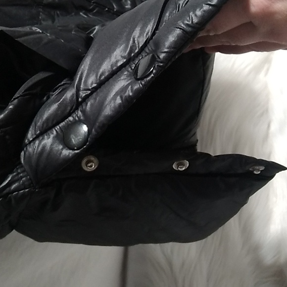RARE! LJR JR Puffer Coat Zip/Snap Button Closure Sz.L - Picture 5 of 15